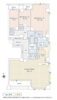3LDK Apartment for Sale in Minato, Tokyo - 168.54m² - Thumbnail 4