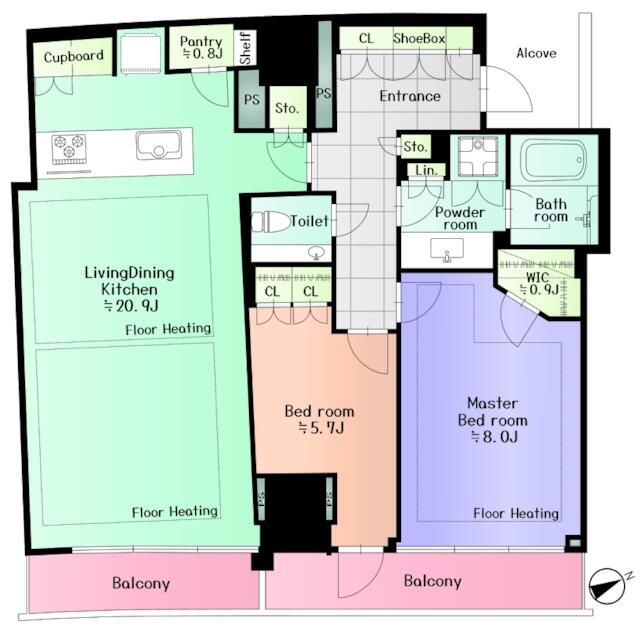 Luxury 2LDK Condo in Park Court Minami-Aoyama The Tower - Thumbnail 2