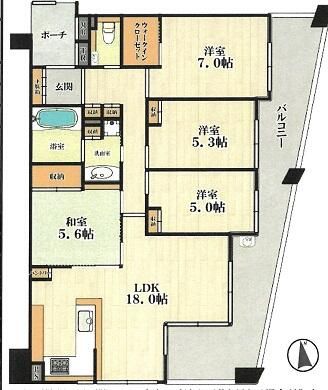 4LDK Apartment for Sale in Sakai, Osaka - Pet Friendly - Thumbnail 3