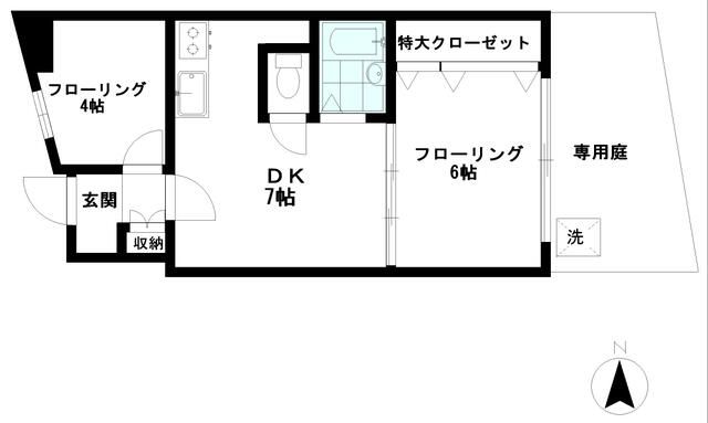 Lumiere Tanashi 2DK Apartment for Sale in Nishi-Tokyo, Tokyo - Thumbnail 2