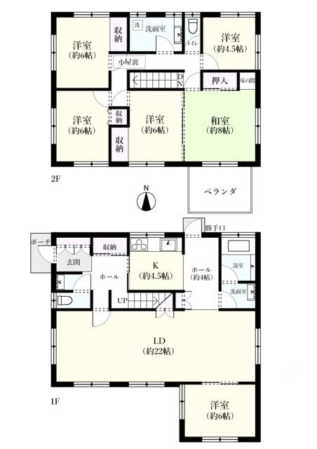 6LDK Family House for Sale in Zama, Kanagawa | 159 sqm - Thumbnail 4