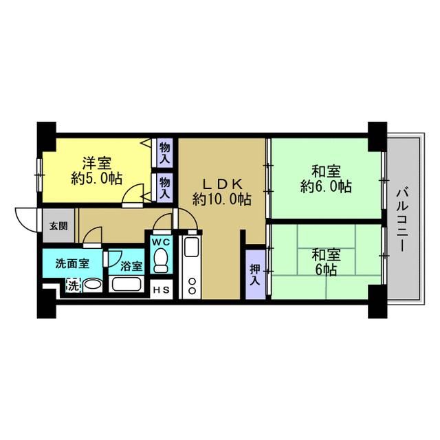 3LDK South-Facing Apartment for Sale Near Kashima Station, Osaka - Thumbnail 2