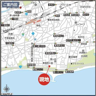 New 4LDK Detached House in Chigasaki Higashi Kaigan Minami — Map, Chigasaki, Kanagawa