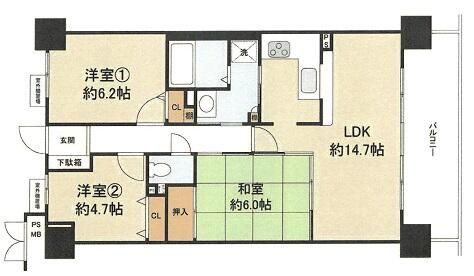 Renovated 3LDK Apartment for Sale in Sakai, Osaka - Pet Friendly - Thumbnail 3