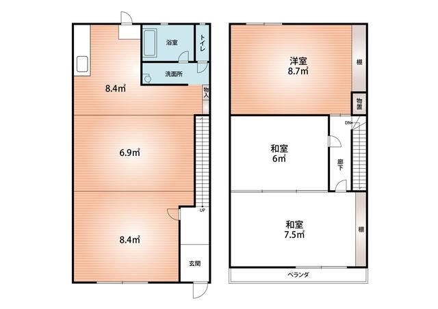 5DK Used House for Sale in Kurayoshi City, Tottori - Thumbnail 4