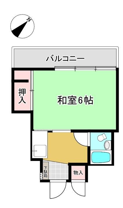 1K Apartment in Kaike Onsen, Yonago – 18.35 sqm - Main Image