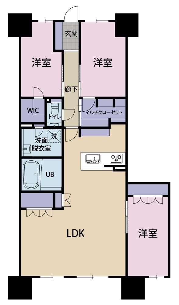 Renovated 3LDK Apartment for Sale in Koto, Tokyo - Thumbnail 4