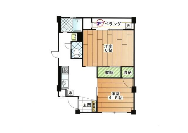 2K Apartment for Sale in Hino, Tokyo - 740万 Yen - Thumbnail 3