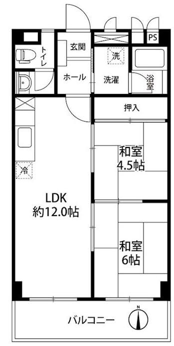 2LDK Apartment for Sale in Ibaraki, Osaka - 5.8 Million Yen - Thumbnail 2