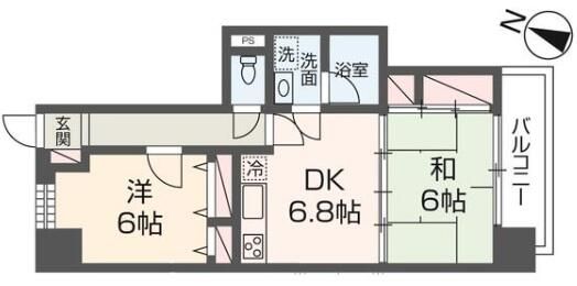 2DK Apartment for Sale Near Saga Station, Saga City - Thumbnail 2
