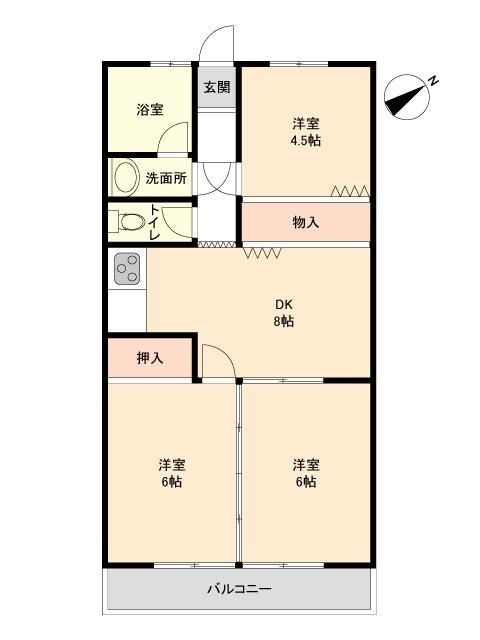 3DK Apartment for Sale in Hiji, Oita Prefecture - Thumbnail 2