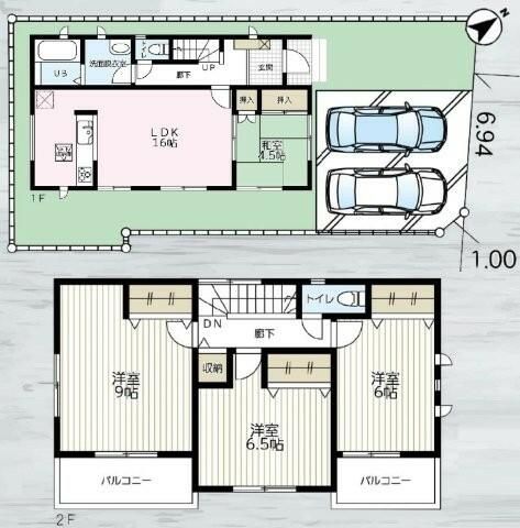 2015-Built 4LDK House with 2 Car Parks in Aikawa, Kanagawa - Thumbnail 2