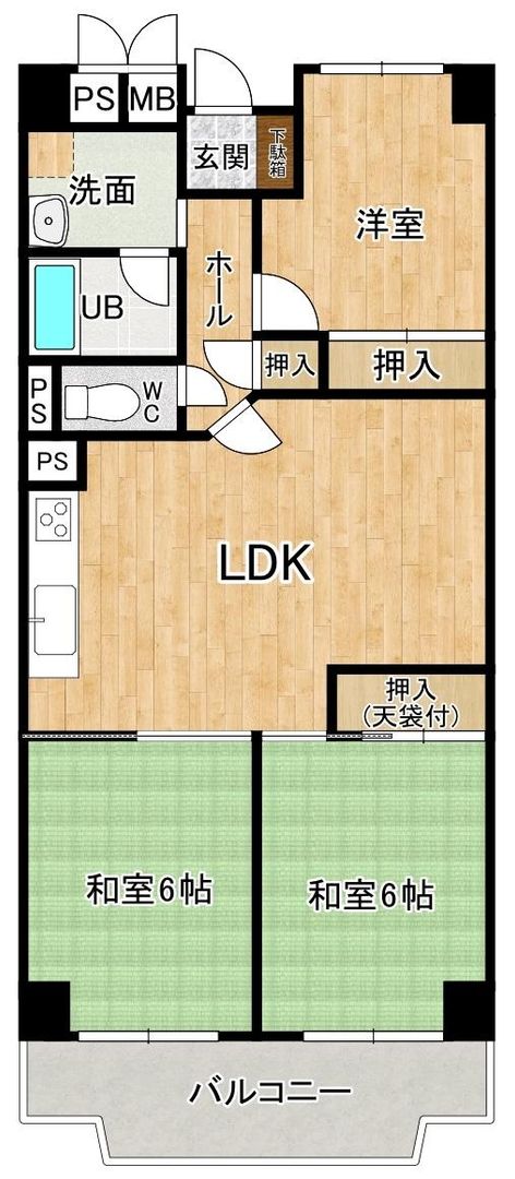 3LDK Apartment for Sale in Suita, Osaka - 64.26 sqm - Thumbnail 2