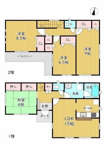 4LDK South-Facing House in Shinshiro, Aichi | 2017 Build - Thumbnail 2