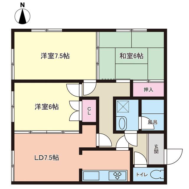3LDK Apartment for Sale in Gifu City, 63.19 sqm - Main Image