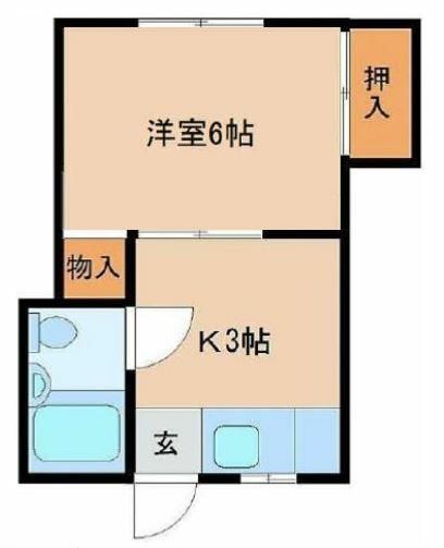 1K Apartment for Rent in Mobara, Chiba - 19,000 Yen - Thumbnail 4