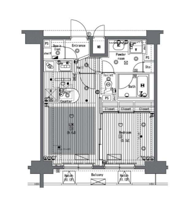 1LDK Apartment for Sale in Nihonbashi Hamacho, Tokyo - Thumbnail 2