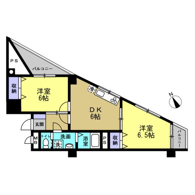 2DK Investment Condo in Komae, Tokyo - Pet Friendly & Tenant Occupied - Thumbnail 2
