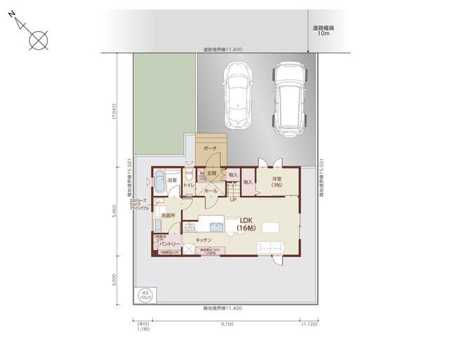 New 4LDK House in Ishikari, Hokkaido with Two-Way Pantry - Thumbnail 3