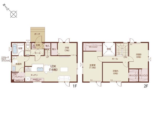New 4LDK House in Ishikari, Hokkaido with Two-Way Pantry - Thumbnail 4