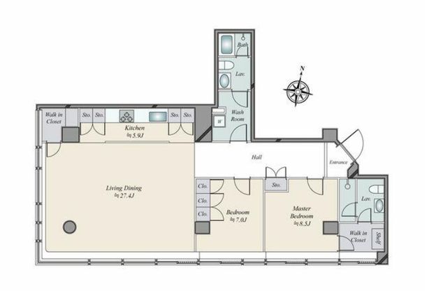 Luxury 2LDK Apartment for Sale in Sendagaya, Shibuya - Thumbnail 4
