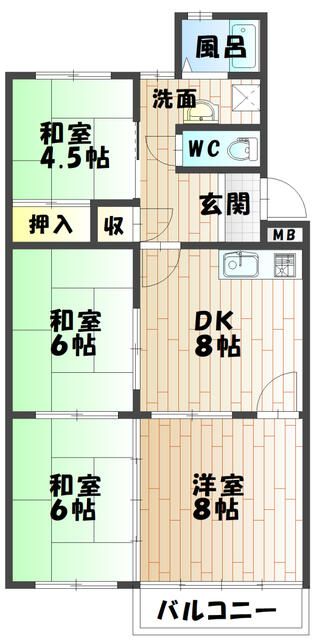 4DK Apartment for Sale in Akashi, Hyogo - 70.19 sqm - Thumbnail 2