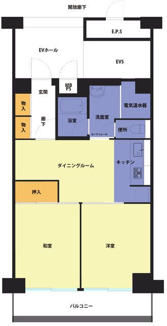 2DK Apartment for Sale in Ryugasaki, Ibaraki - 490万円 - Thumbnail 2