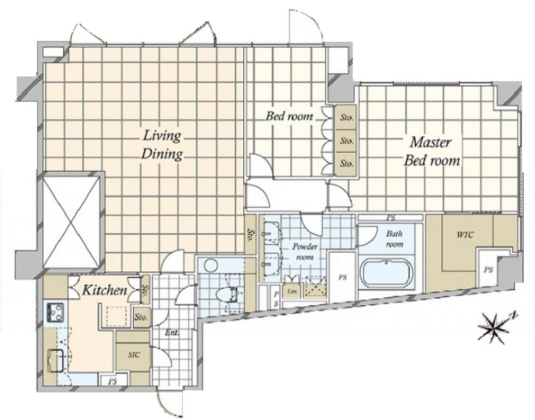 Luxury 2LDK Apartment in Minato, Tokyo with Park View - Thumbnail 3