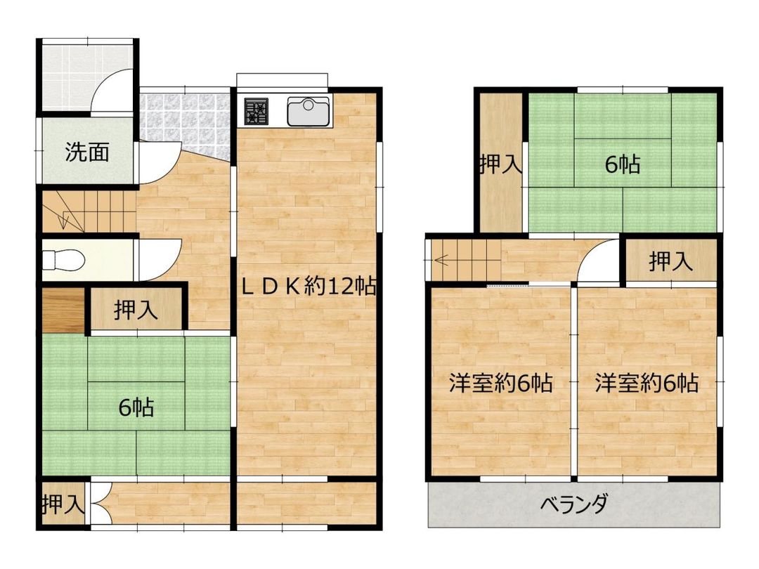 4LDK Used House in Ino Town, Kochi - 91.58 sqm - Thumbnail 3