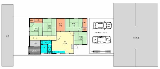 Used 4DK House for Sale in Bessho, Imabari City, Ehime - Thumbnail 3