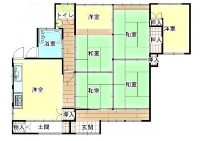 1950 6DK House on 2,370 sqm Land in Mimata, Miyazaki - Thumbnail 3
