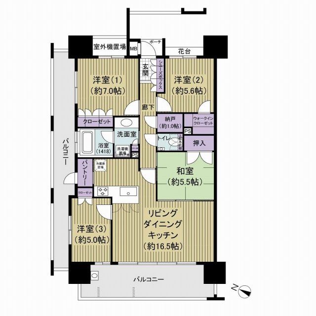 4LDK Apartment for Sale in Fukuoka City, 88.49 sqm - Thumbnail 4