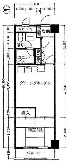 1LDK Apartment for Sale in Toshima, Tokyo - Paredoru Takamatsu 202 - Thumbnail 3