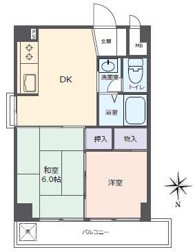 2DK Apartment for Sale in Nishinari, Osaka - 980万円 - Thumbnail 2