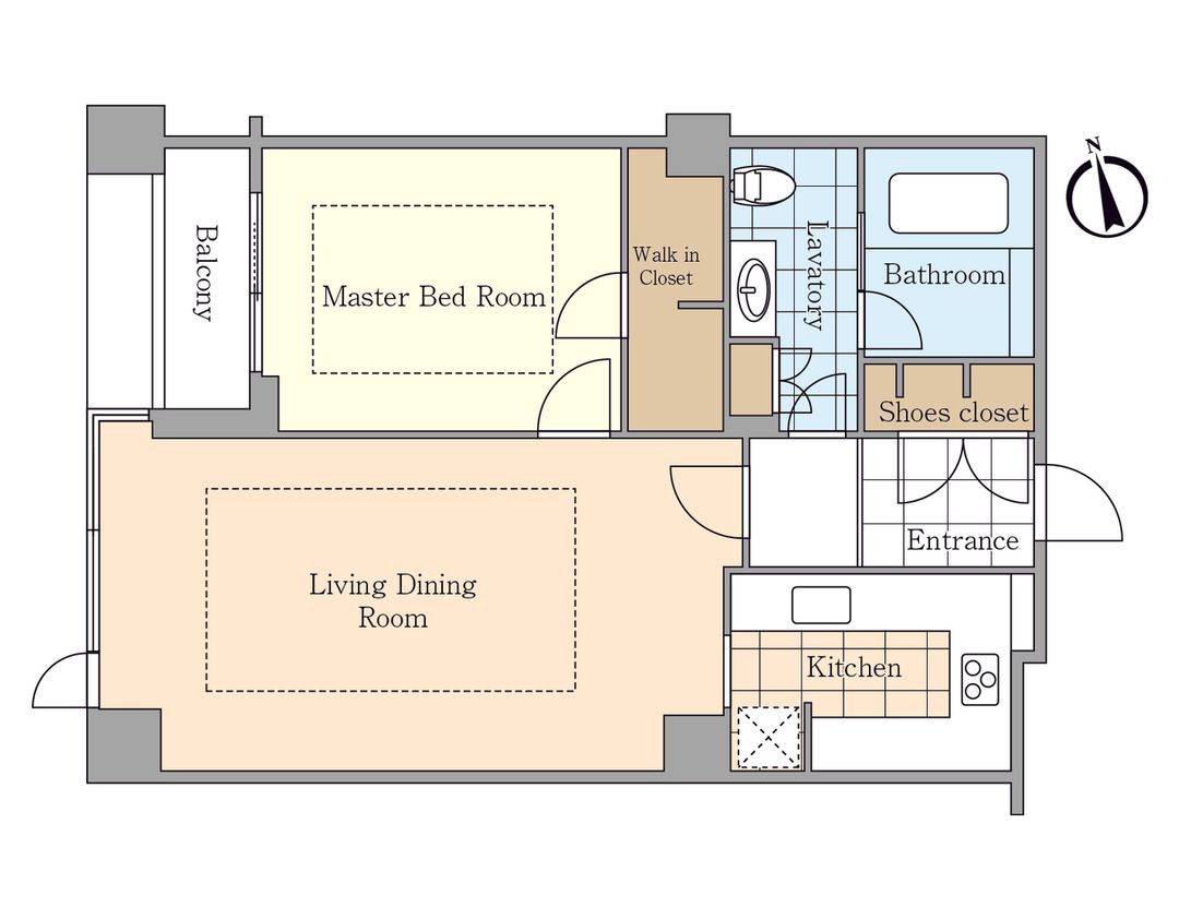 Luxury 1LDK Apartment for Sale in Roppongi, Minato, Tokyo - Thumbnail 3