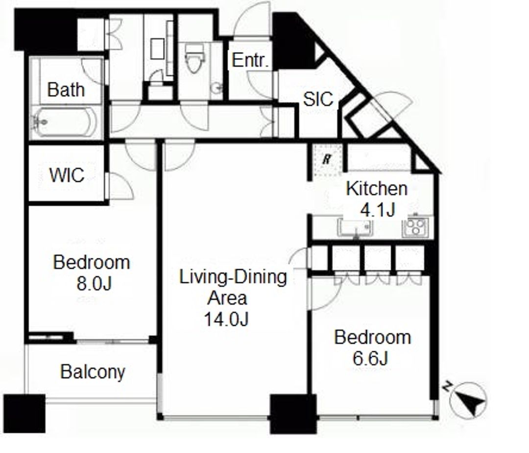 2BR Apartment for Sale in Park Court Akasaka The Tower, Minato - Thumbnail 3