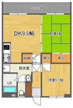 3DK Apartment for Sale in Green Hills II, Itoda, Fukuoka - Thumbnail 2