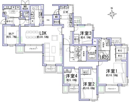203m² Apartment for Sale in Nakameguro, Meguro, Tokyo - Thumbnail 4