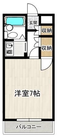 1R Apartment for Rent near Kitano Station, Sakai, Osaka - Thumbnail 2