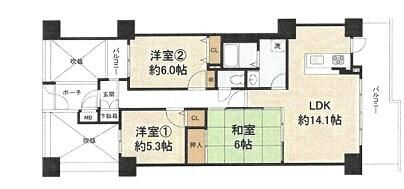 Spacious 3LDK Apartment for Sale in Sakai, Osaka - Thumbnail 2