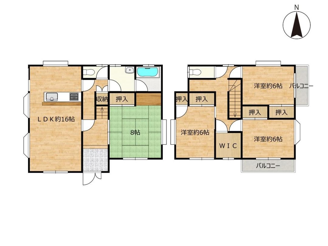 4SLDK Detached House in Matsuyama, Ehime - 122.74 sqm - Thumbnail 2