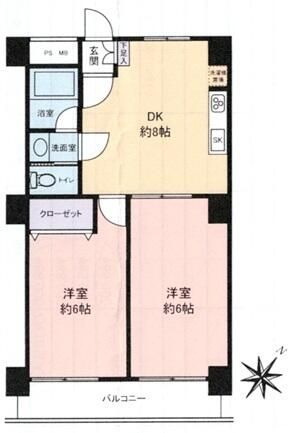 2DK Investment Apartment in Adachi, Tokyo with 9.6% Yield - Thumbnail 2