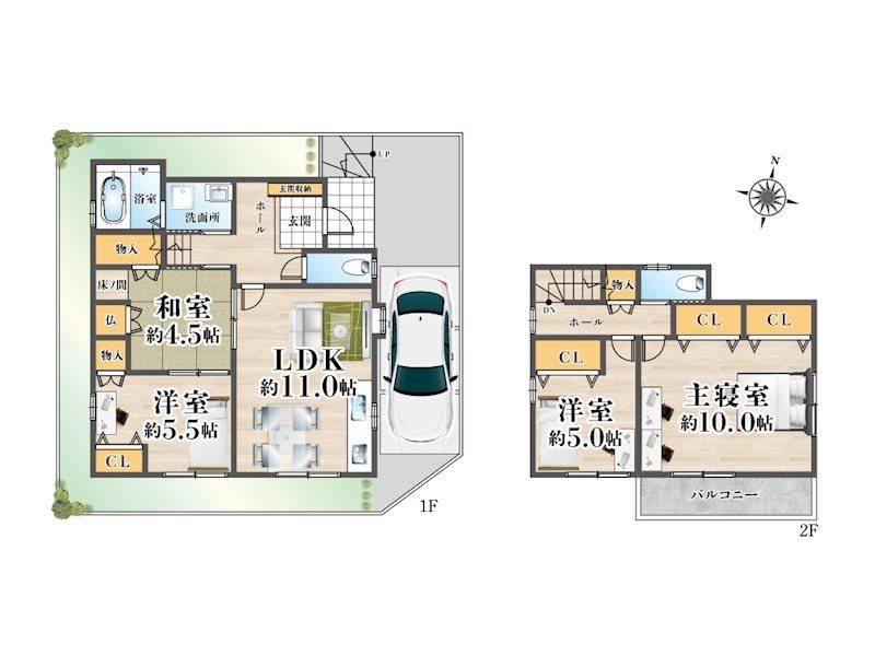 4LDK Detached House for Sale in Takatsuki, Osaka - Thumbnail 2