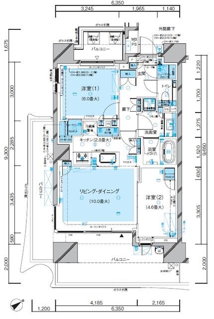 New 2SLDK Condo with Canal View in Minato, Tokyo - March 2026 Completion - Thumbnail 4
