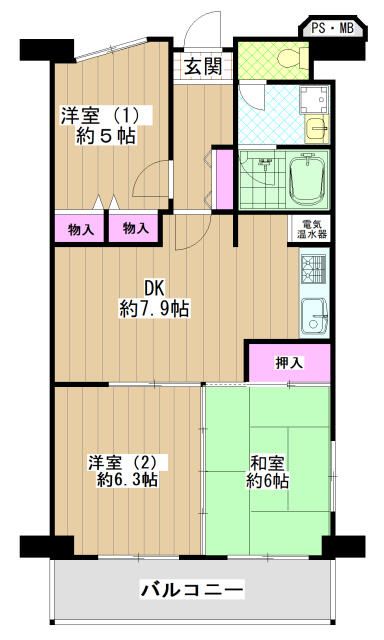 3LDK Apartment for Sale in Kadoma, Osaka - 1981 Build, 2015 Renovation - Thumbnail 2