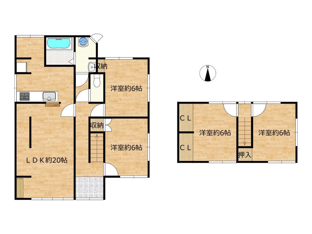 4LDK Detached House in Matsuyama, Ehime - Thumbnail 2