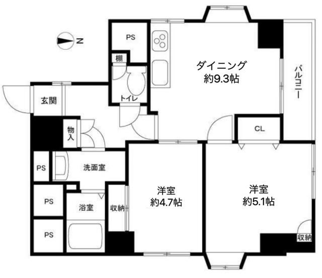 2DK Apartment for Sale in Sumida, Tokyo with Triple Exposure - Thumbnail 2