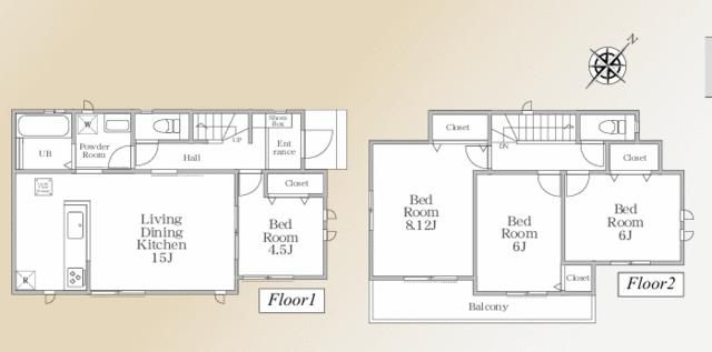 New 4LDK House for Sale in Sagamihara, Kanagawa - Thumbnail 2