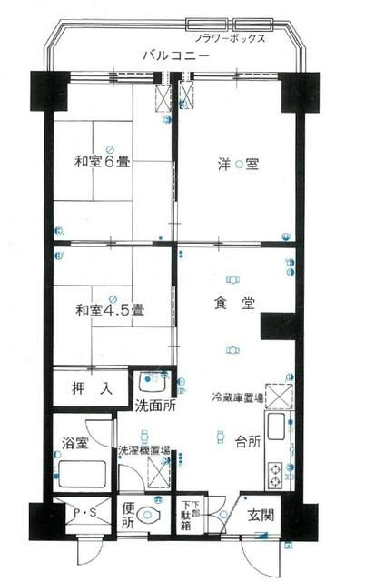 3DK Apartment for Sale in Hachinohe, Aomori - 55 m² - Thumbnail 2