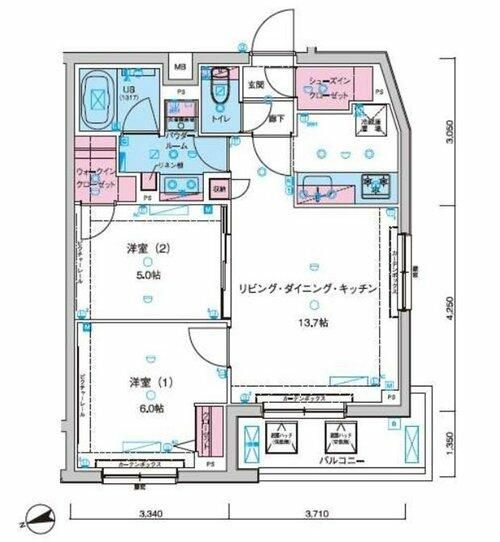 Modern 2LDK Apartment in Itabashi, Tokyo | Top Floor Corner Unit - Thumbnail 4